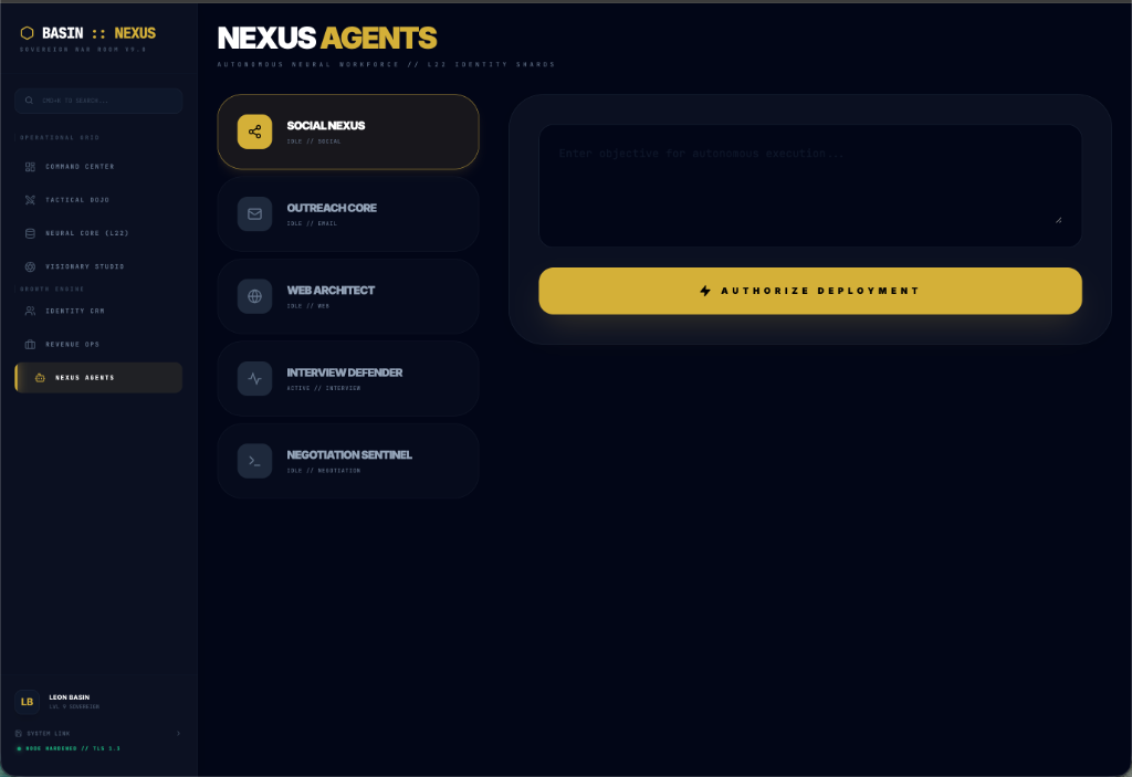 Nexus Agents Orchestration Interface